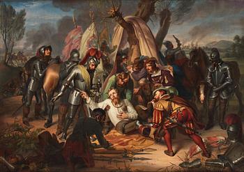 744. Carl Christian Vogel von Vogelstein, Moritz of Sachsen at the battle of Sievershausen 1553.