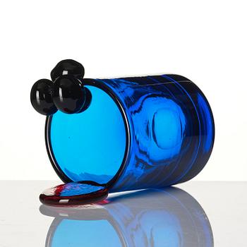Oiva Toikka, a "Pompom" glass vase, Nuutajärvi, Notsjö, Finland, ca 2000.