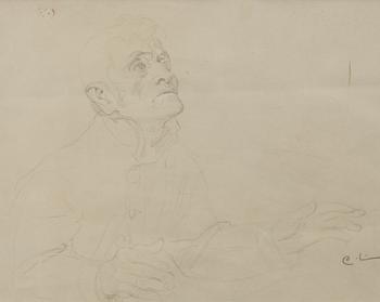 Carl Larsson, "Trollkarlen" - Study for Midvinterblot.