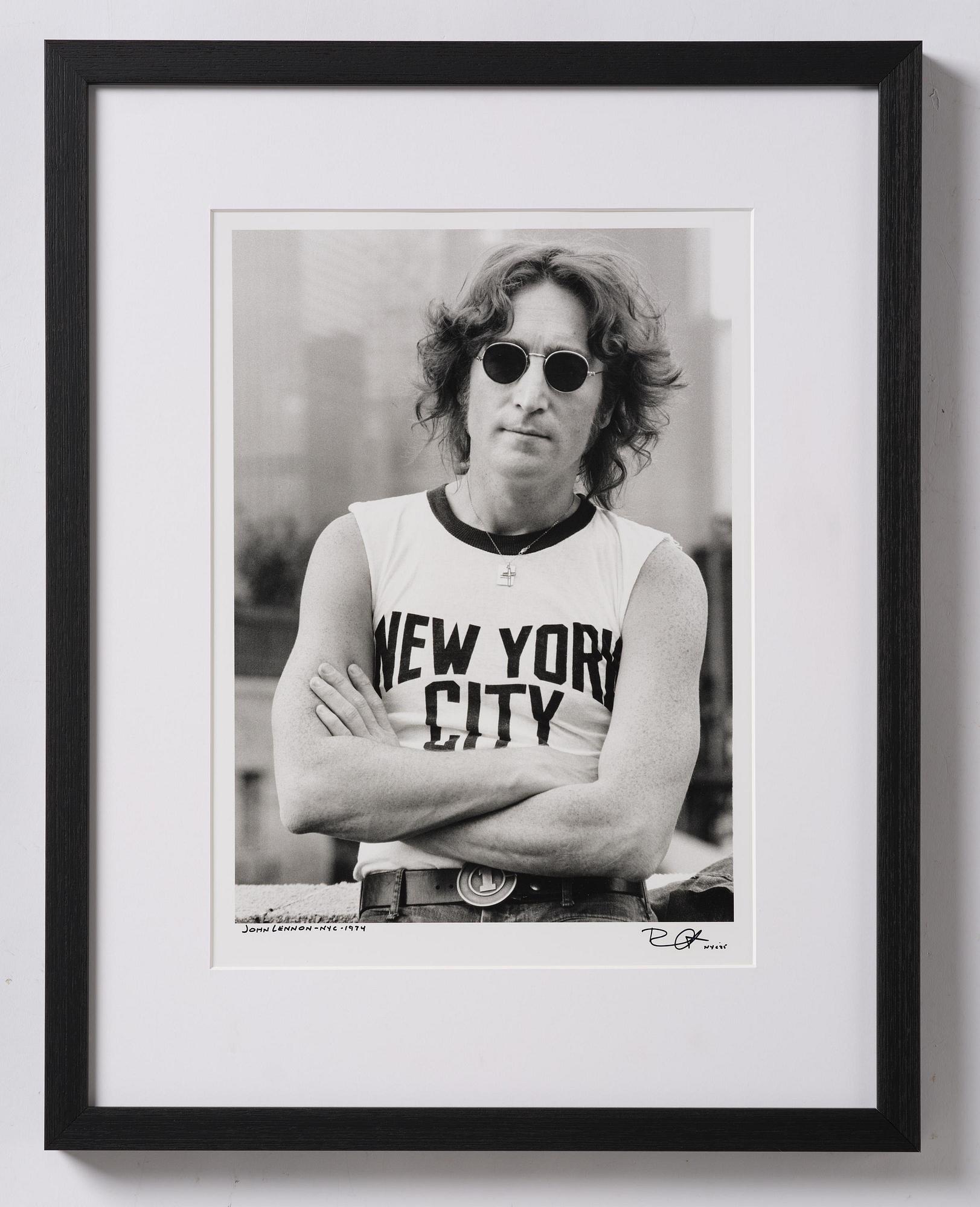 Bob Gruen, "John Lennon, NYC, 1974".