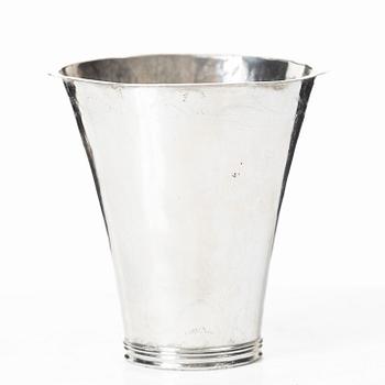 A Swedish silver beaker, mark of Johan Ascher, Växjö 1763.