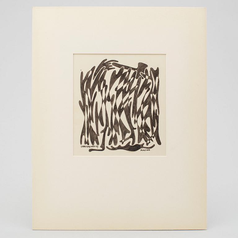 LARS ENGLUND, Ink wash, signed and dated -49.