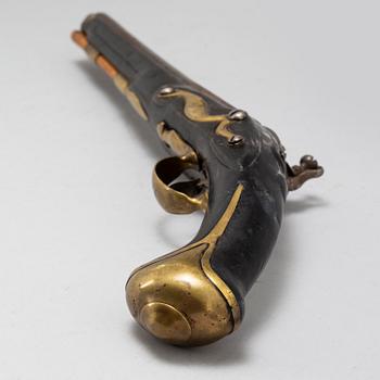 A Danish flintlock pistol 1751 pattern.