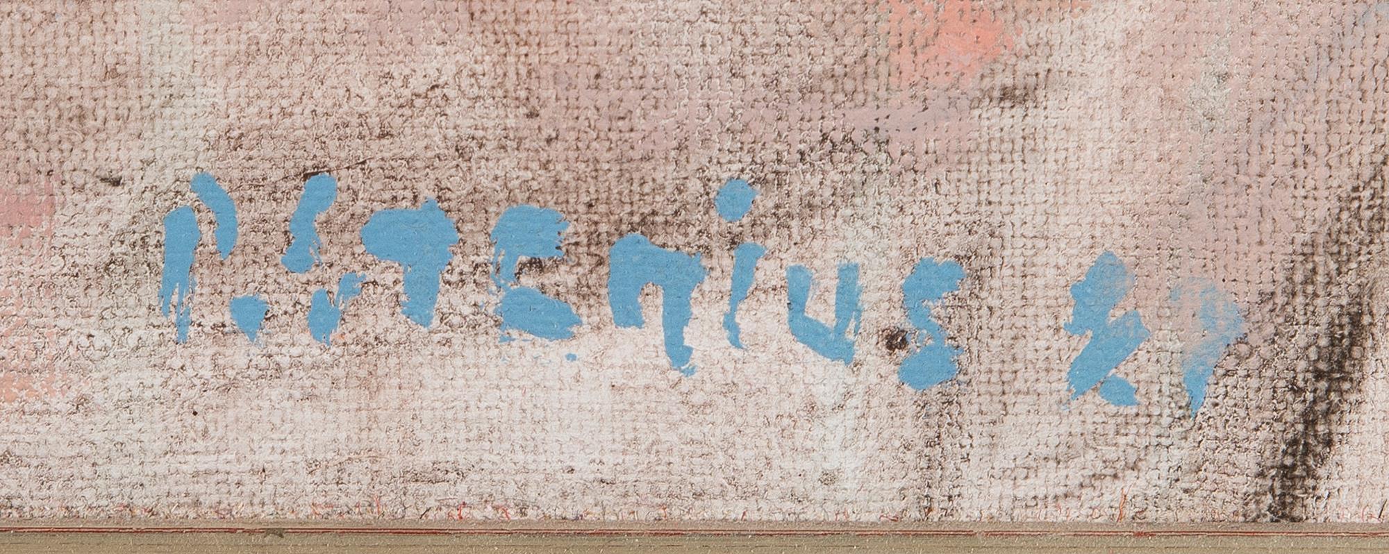 PER STENIUS, oil on canvas, signed and dated -89.