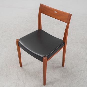 Yngve Ekström & Nils Jonsson, a set of four 'Kontiki' chairs, Bra Bohag, Troeds, 1960's.