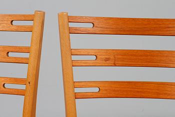 STOLAR, 7 st, Sibast Furniture, Danmark, 1900-talets mitt.