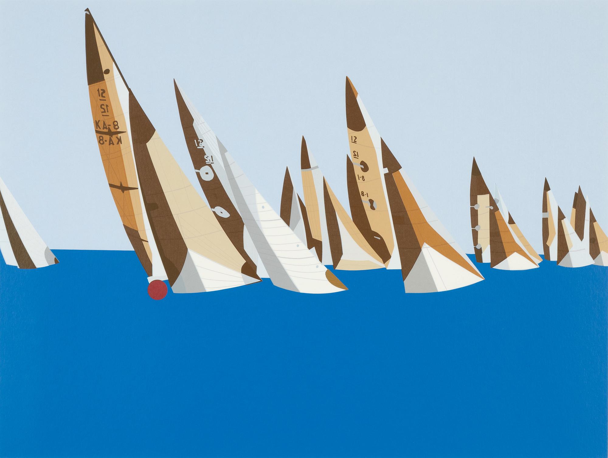Franco Costa, silkscreen in colours, signed AP 23/30.