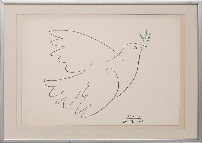 Pablo, After Picasso, Dove of Peace.
