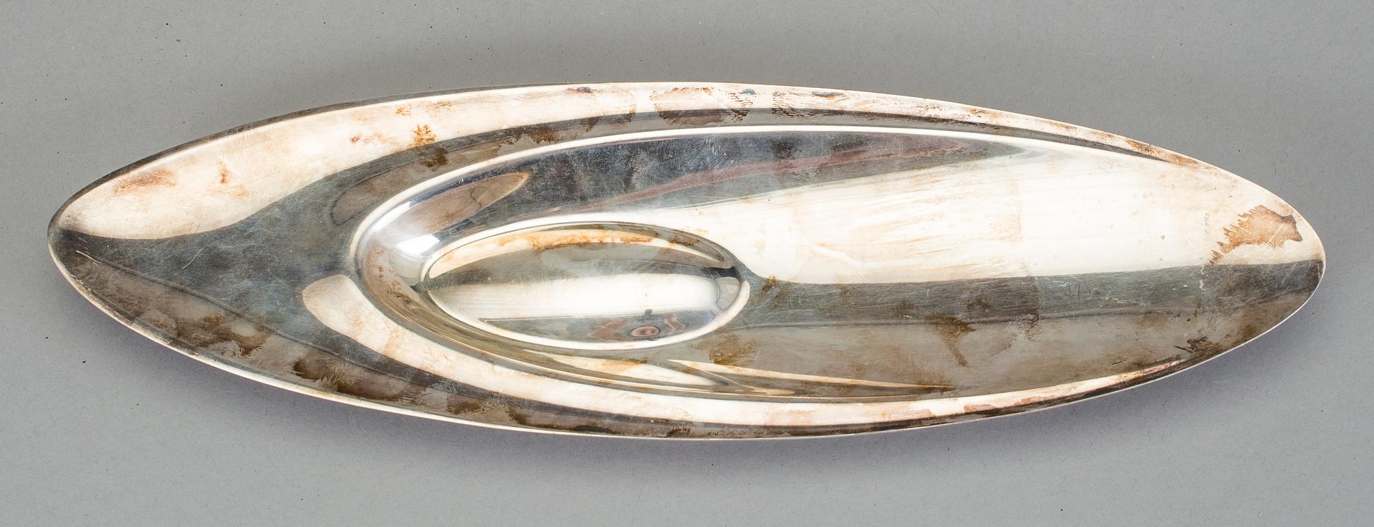 SKÅLFAT, silver, Tapio Wirkkala, signerad TW, Kultakeskus, Tavastehus, 1962. Vikt 190 g.