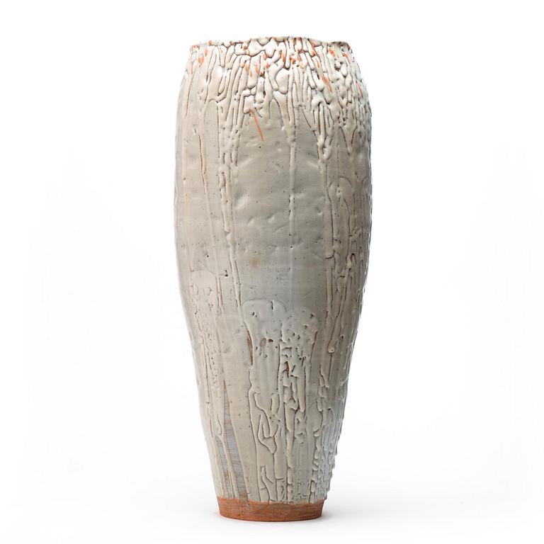 Eva Bengtsson, a large stoneware urn, Frillesås, Sweden.