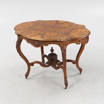 A rococo style center table, second half of the 19th Century.