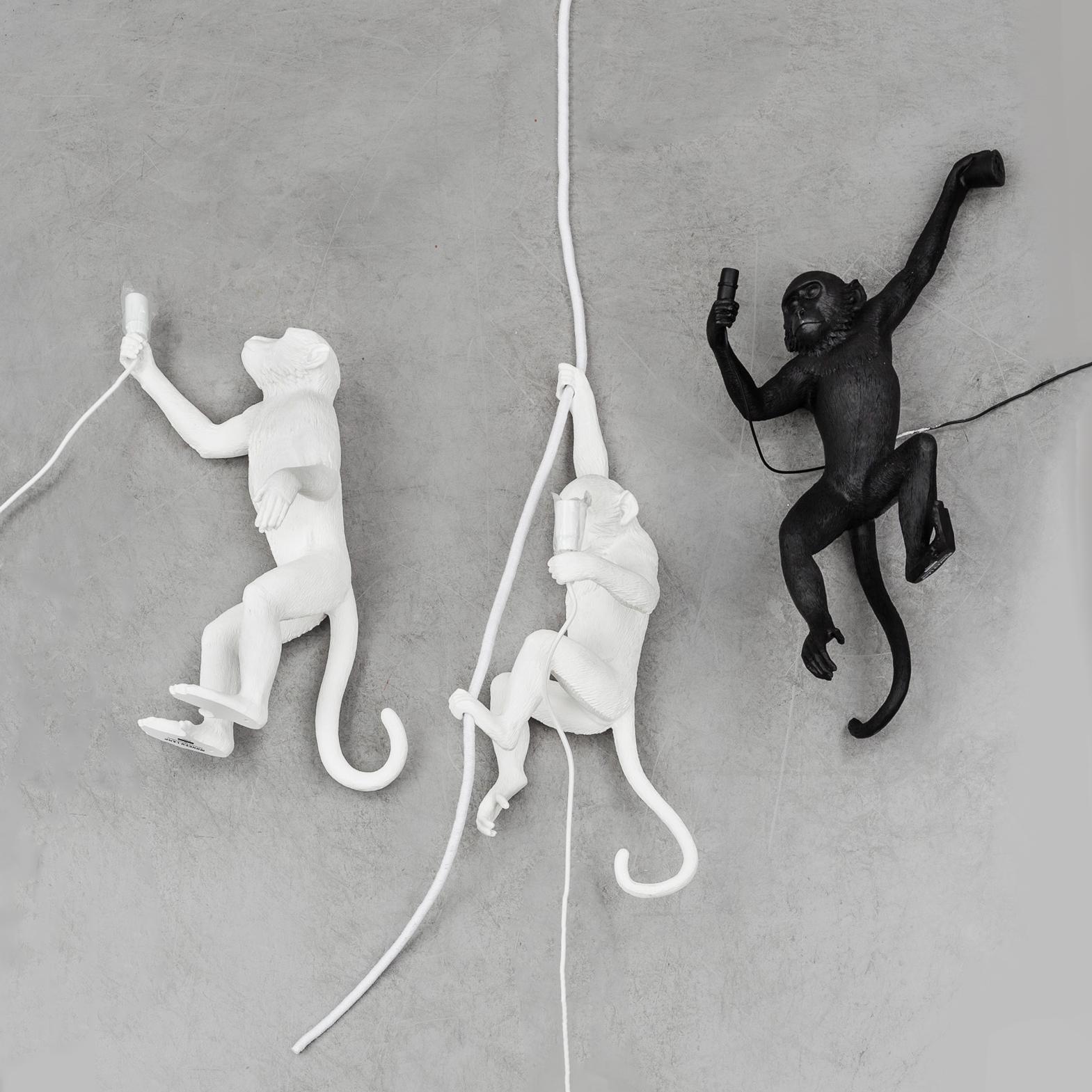 SELETTI, three Monkey lamps, design Marcantonio Raimondi Malerba.
