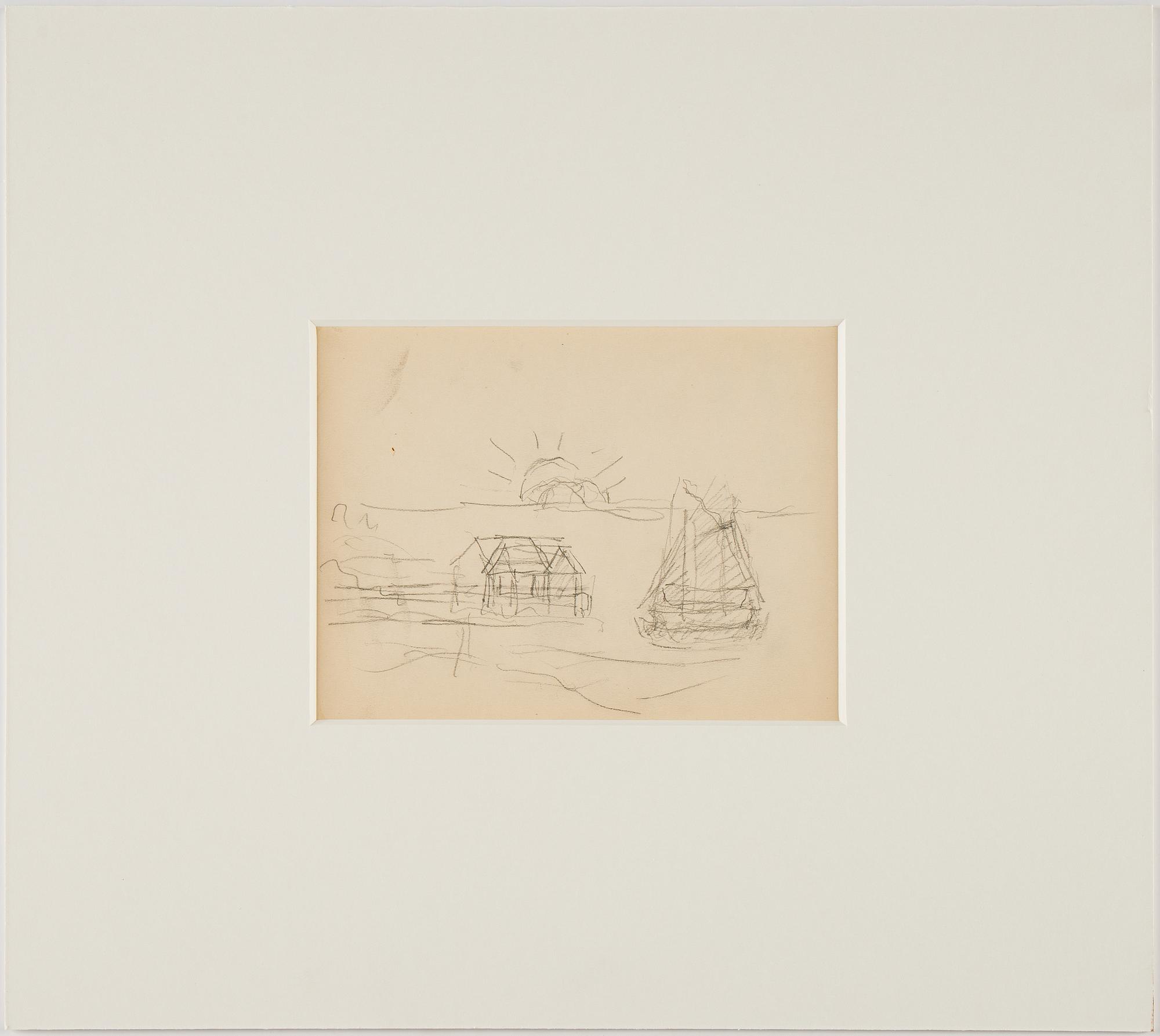 Carl Kylberg, pencil drawing.