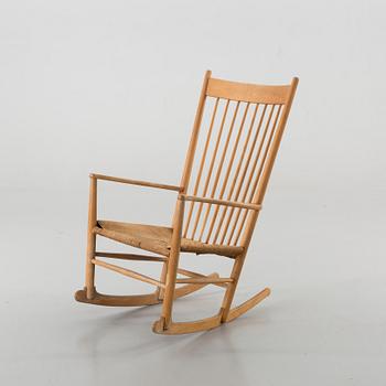 HANS J. WEGNER, gungstol, "J16", F.D.B. Møbler, Danmark.