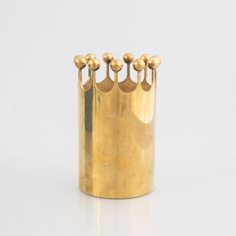 Pierre Forssell, vase, The Brass Studio, Skultuna, 1989.