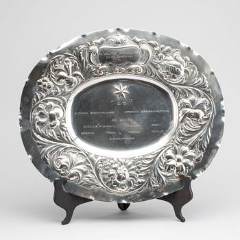 A silver plate, GAB, Stockholm, 1933.