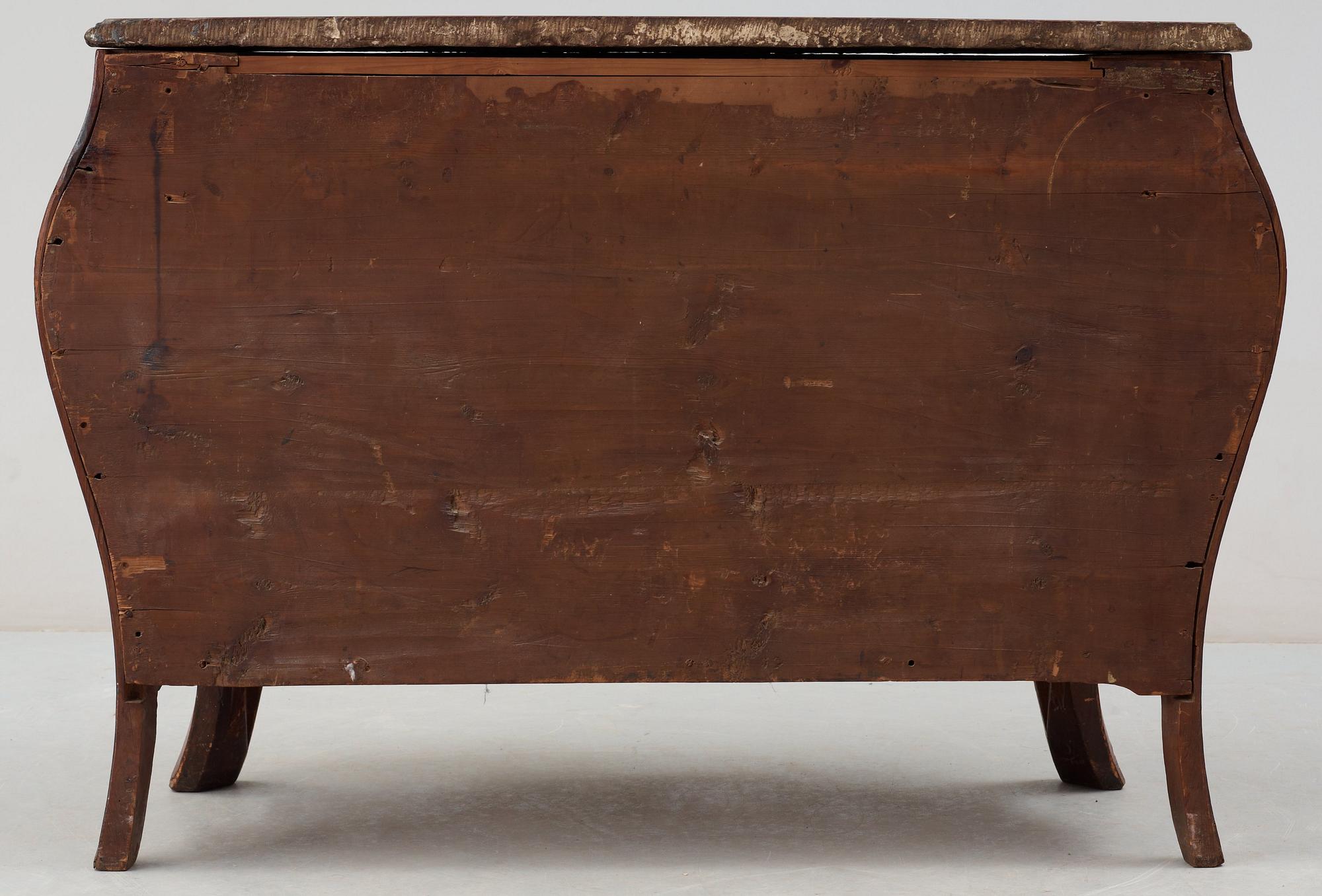 A Swedish Rococo 18th century commode by M. Engström.