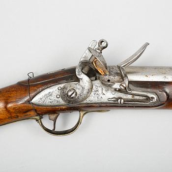 MUSKEDUNDER, flintlås, 1700/1800-tal.