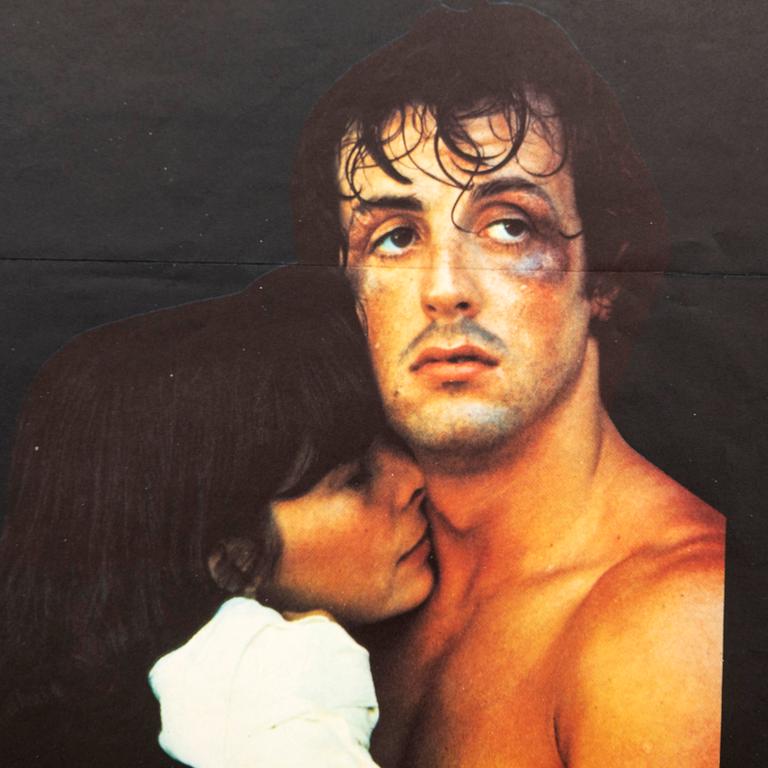 Filmaffischer 2 st Sylvester Stallone "Rocky" 1976 Belgien.