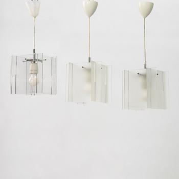 Arne Jacobsen, ceiling lamps, 3 pcs, Denmark, contemporary.