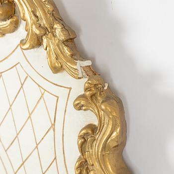 A neo rococo mirror, second half of the 19th century.