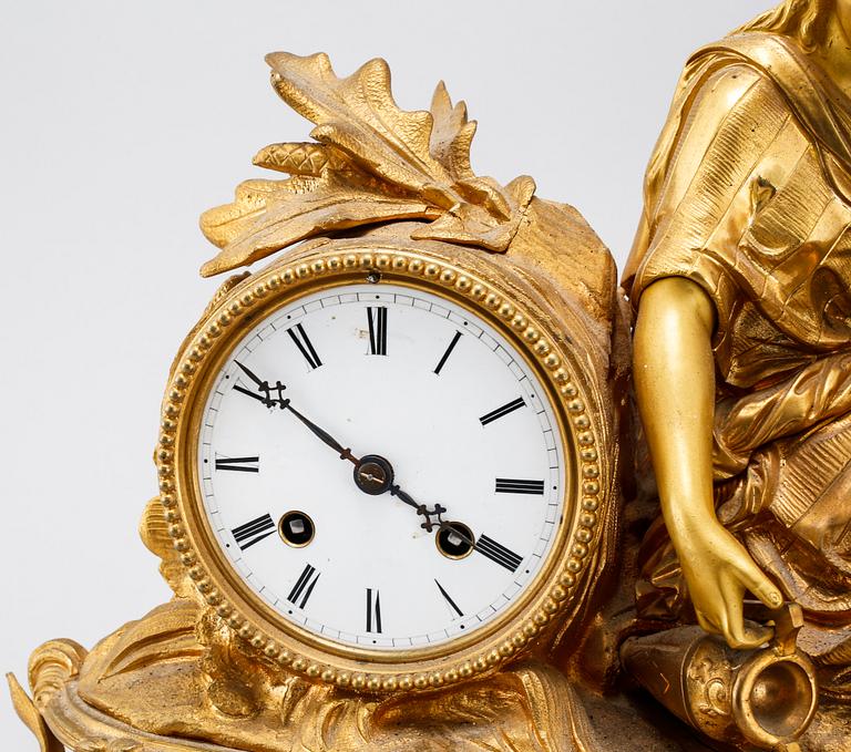 A 19th century French mantle piece clock.