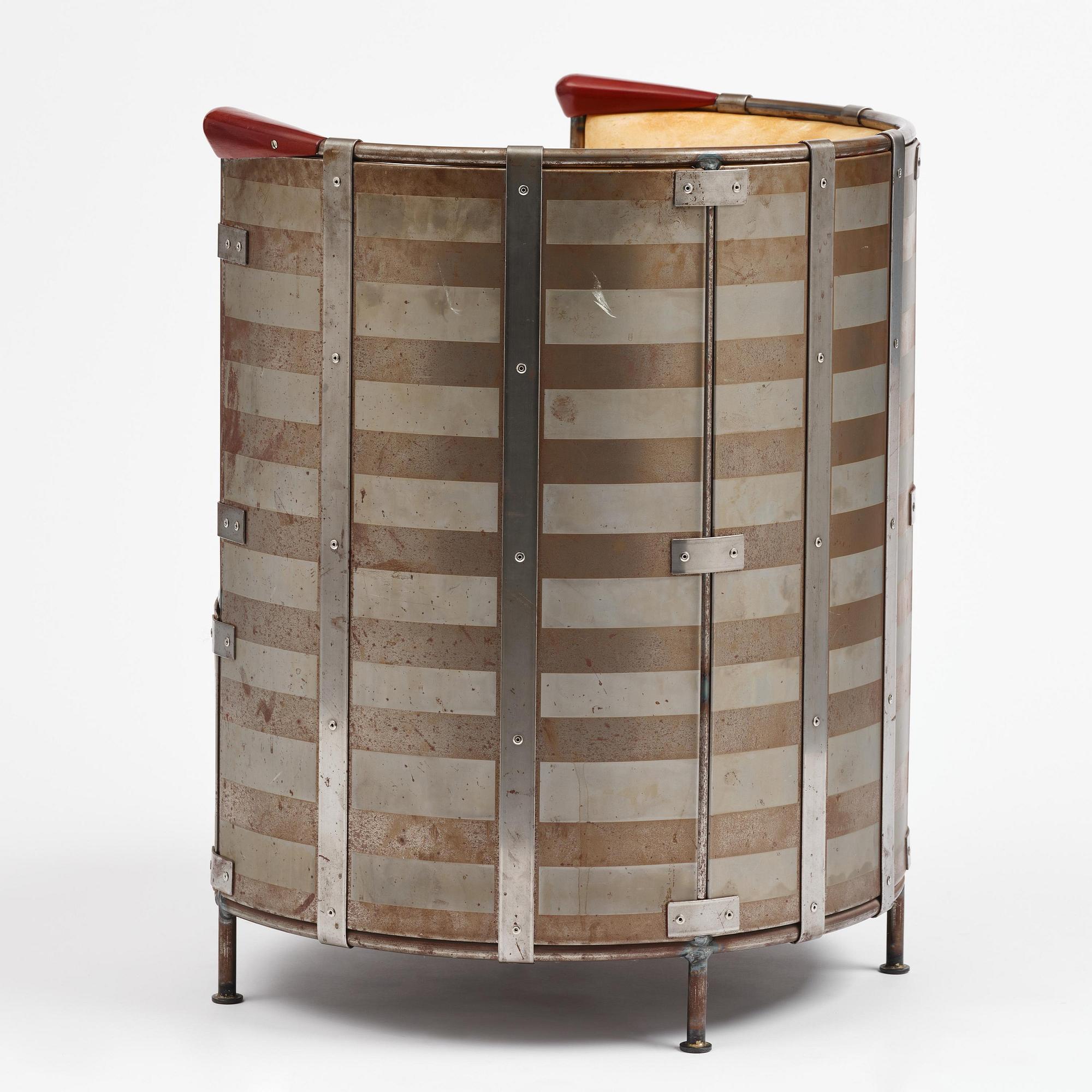 Mats Theselius, an "Älgskinnsfåtöljen" armchair, ed. 237/360, Källemo, Värnamo, post 1991.