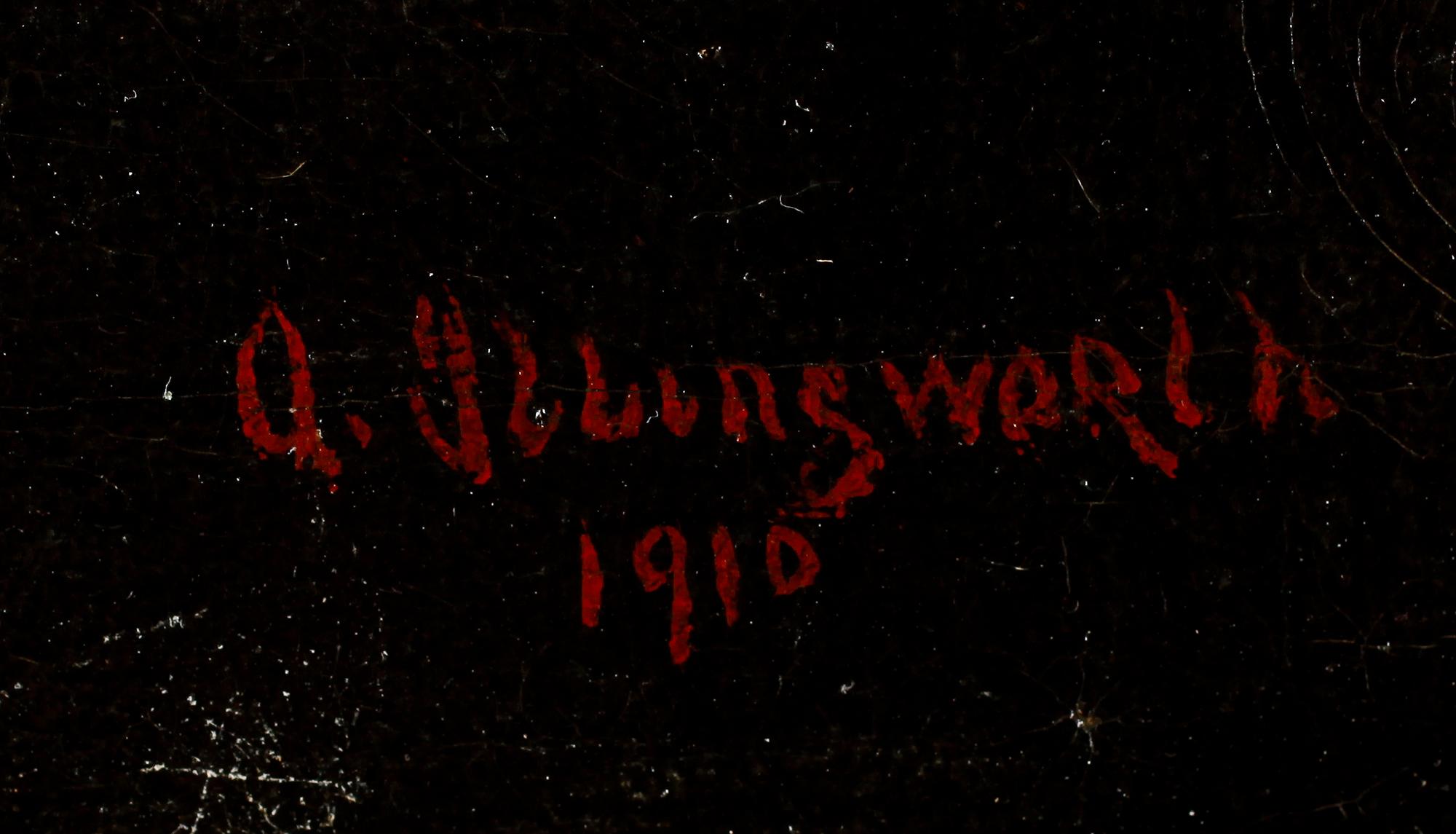A ILLINGWORTH, olja på duk, signerad och daterad 1910.