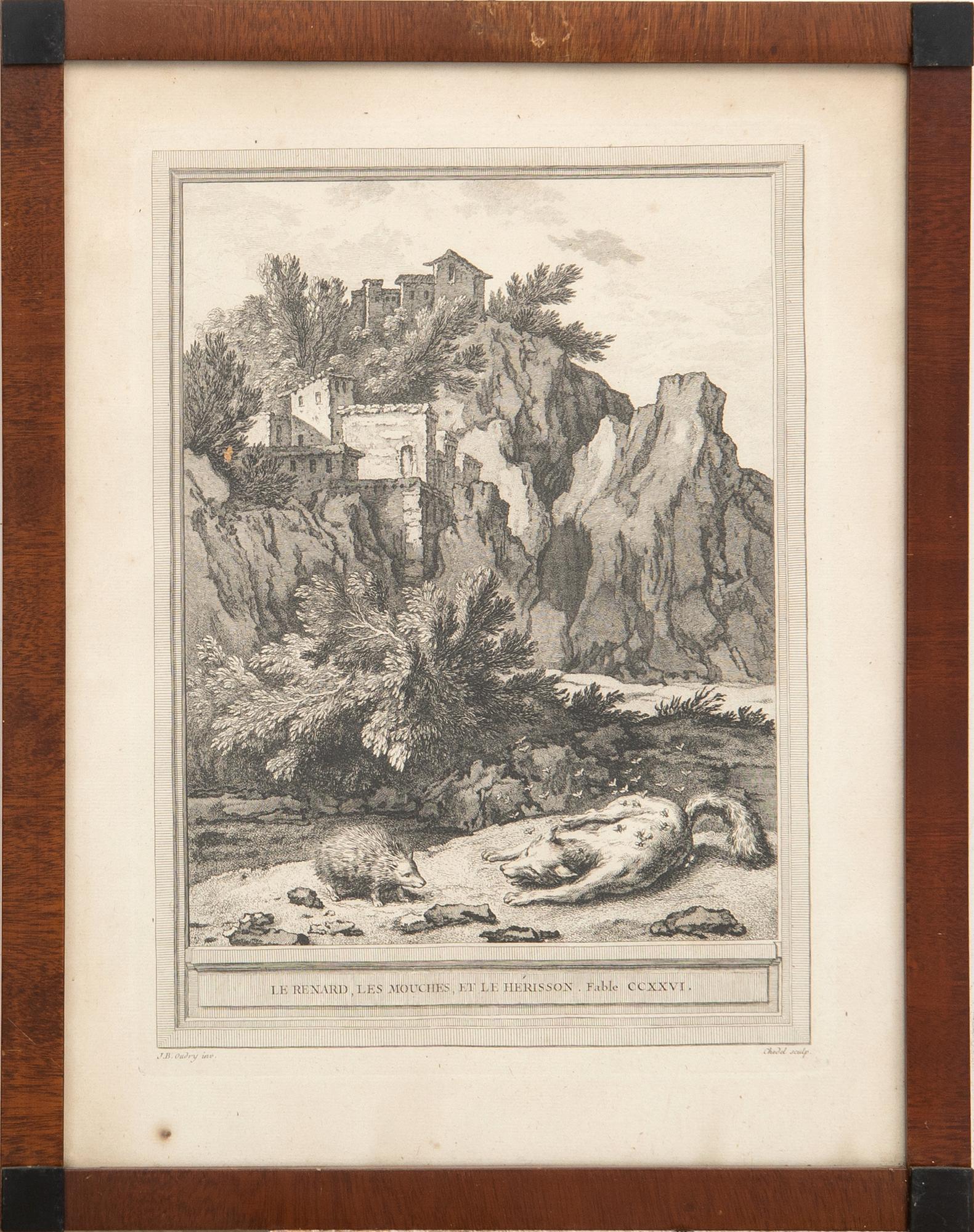 Jean-Baptiste Oudry, after, "Fables by La Fontaine"  27 pcs.