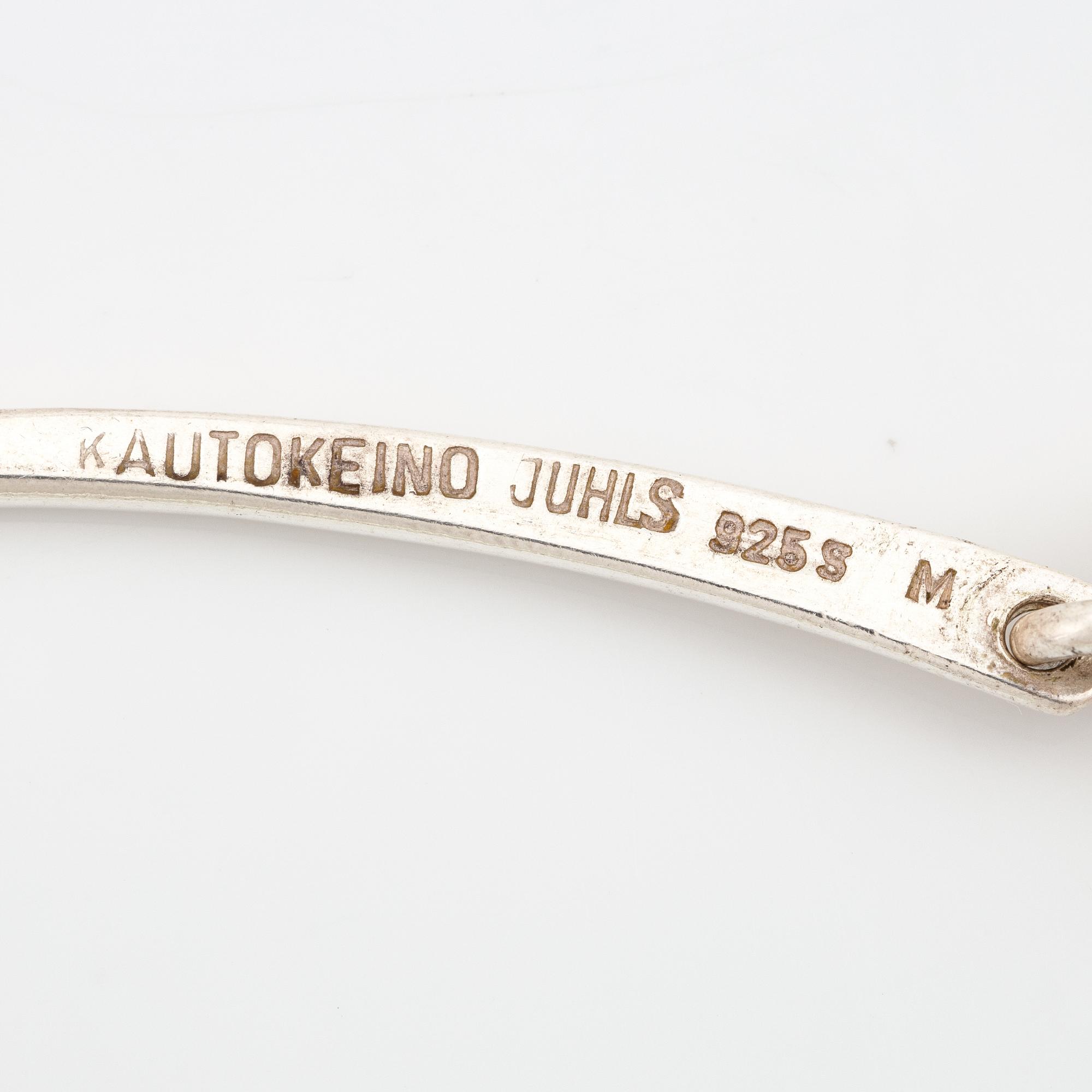 Juhl necklace and earrings sterling  silver.