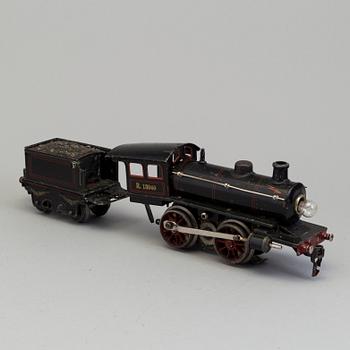 TÅGDELAR, 18 delar, bland annat Märklin, bing wercke, Karl Bub, Tyskland 1900-talets första hälft.