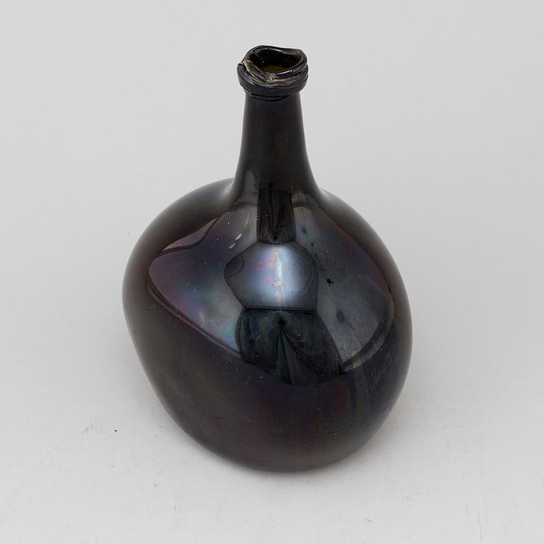 FLASKA, glas, 1700-tal.
