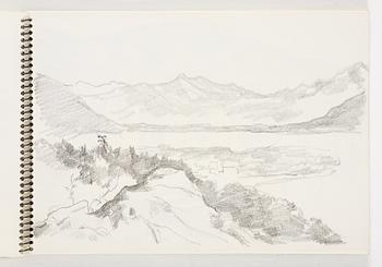 Lotte Laserstein, 4 skissböcker med blyertsteckningar.