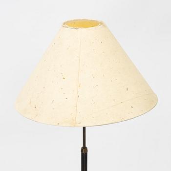 A leather-wrapped floor lamp from Falkenbergs Belysning, later part of the 20th century.