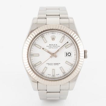 Rolex, Oyster Perpetual, Datejust II, wristwatch, 41 mm.