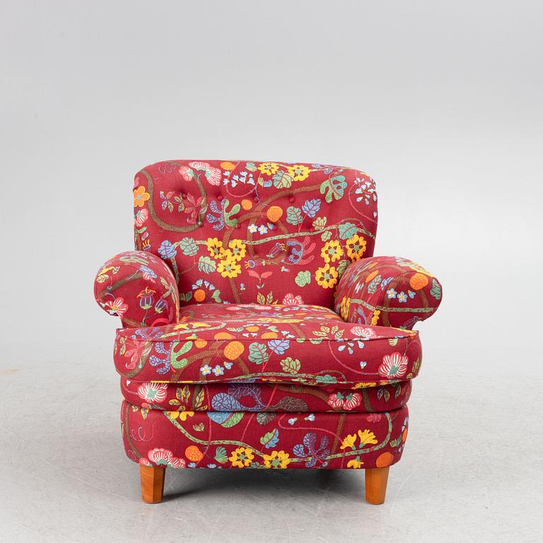 Josef Frank, a model 568, easy chair, Svenskt Tenn.