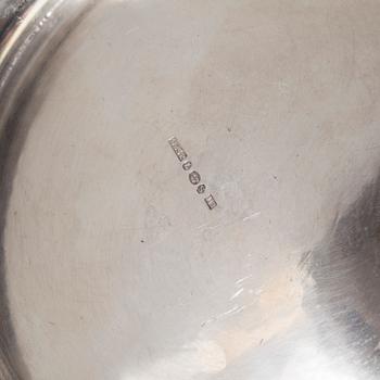 A Swedish Art Nouveau parcel-gilt bowl, maker's mark AB Samuel Pettersson, Linköping 1922.