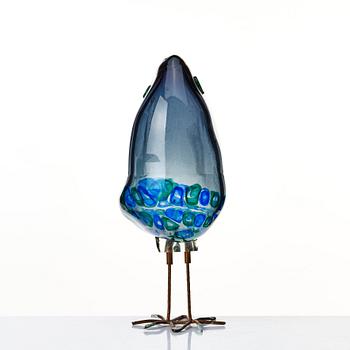 Alessandro Pianon, a "Pulcino" glass bird by Vistosi, Italy 1960's.