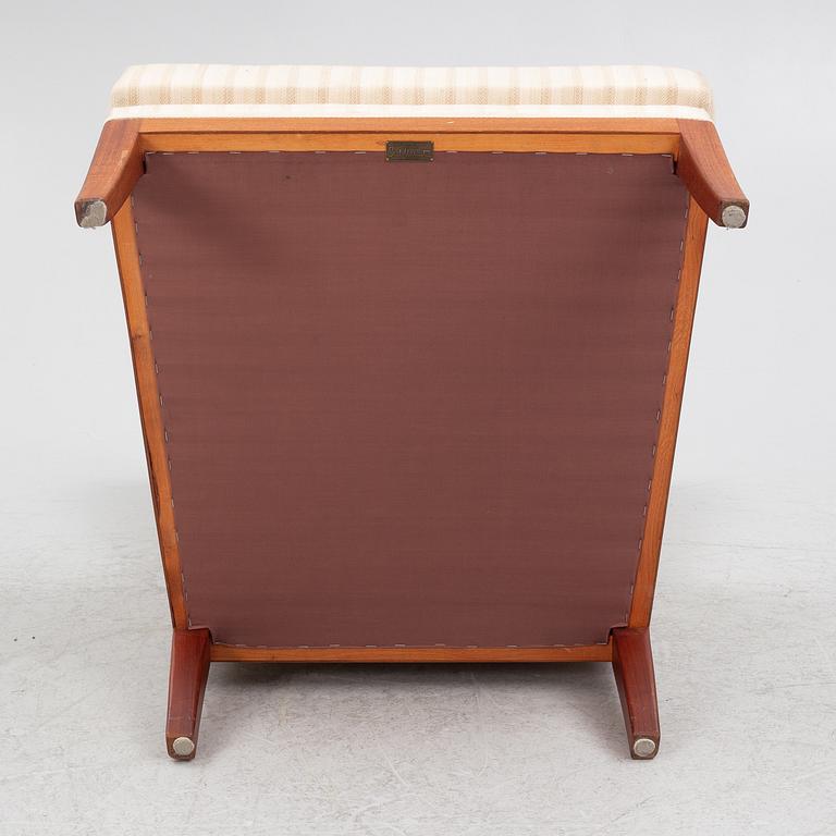 Carl Malmsten, armchair, "The Housefather", OH Sjögren, late 20th century.