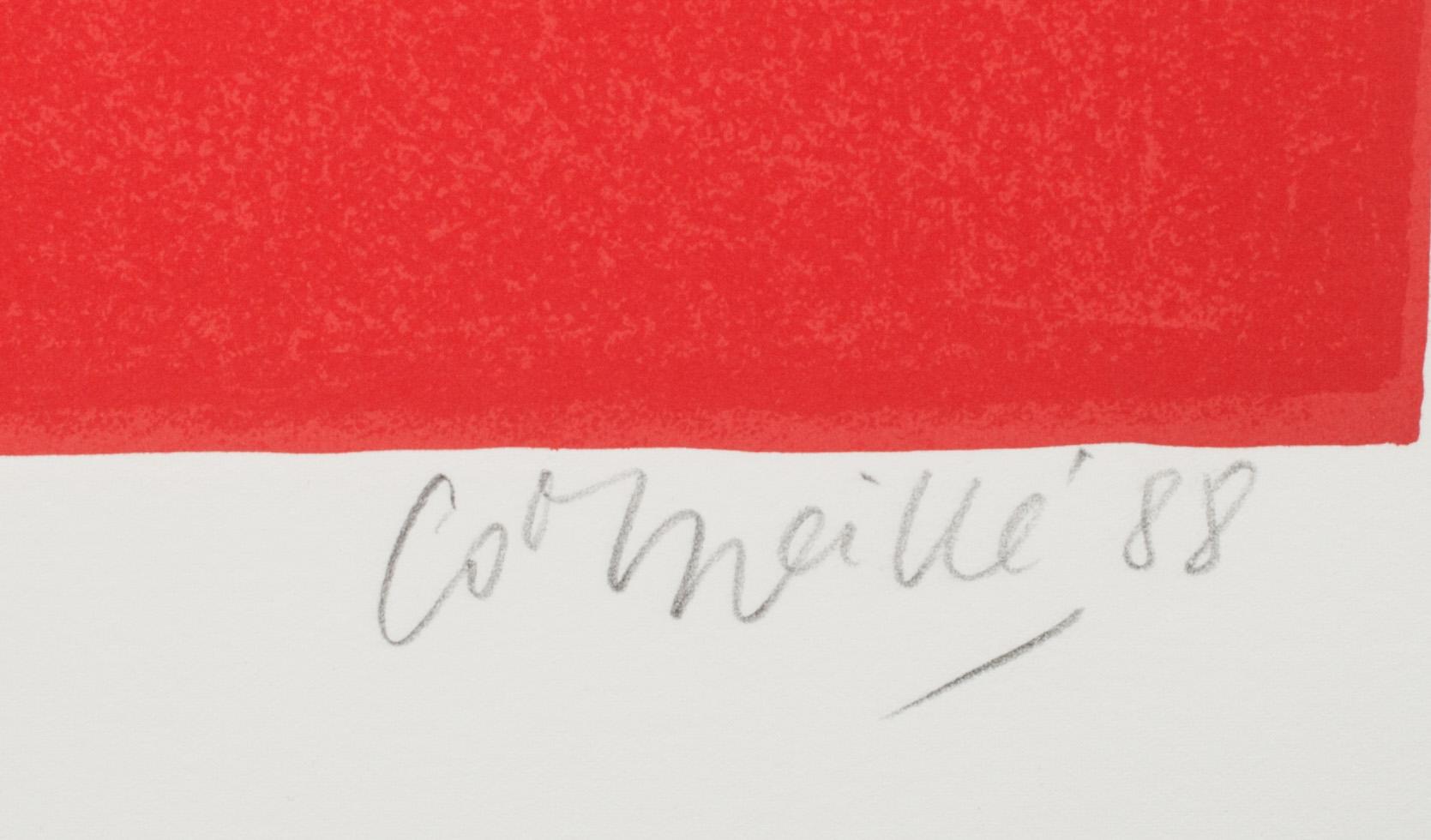 BEVERLOO CORNEILLE, färgserigrafi, signerad och numrerad H/C 8/20, daterad -88.