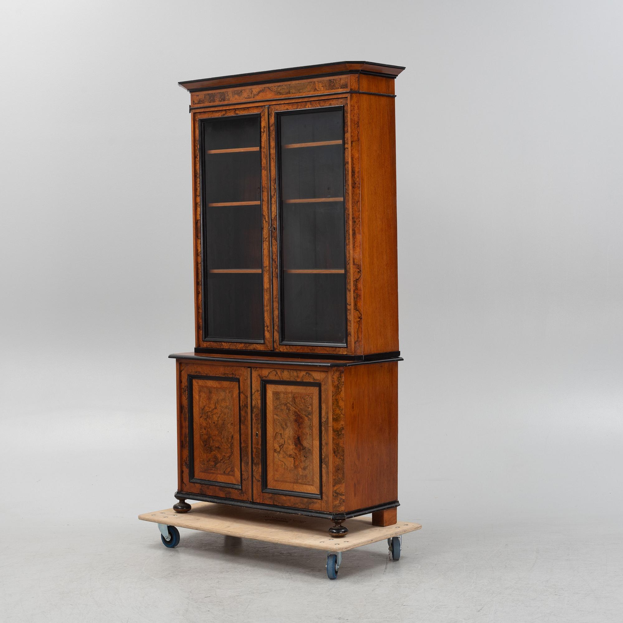 Bookcase, late 19th century.