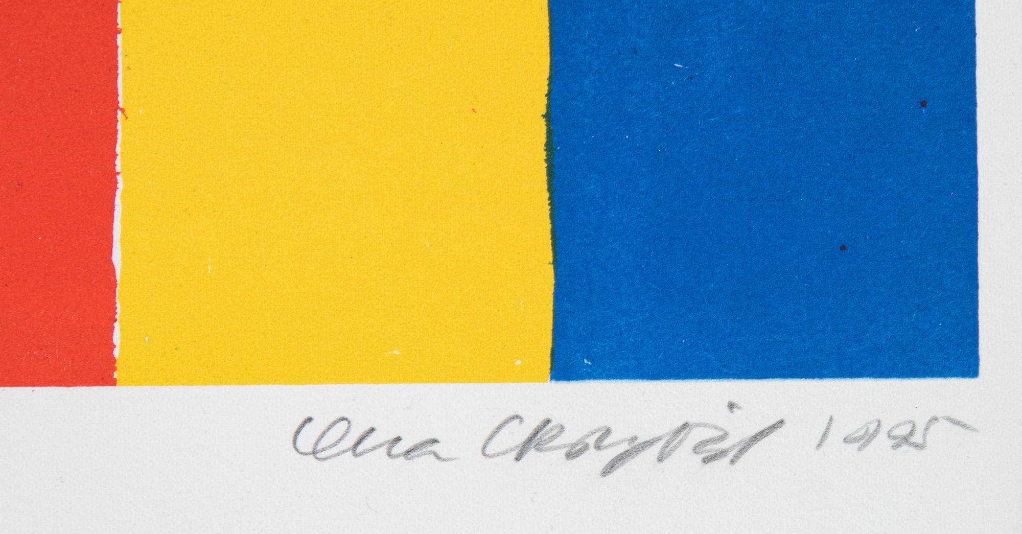Lena Cronqvist, litograph in colours, signed and dated 1995, numbered 274/275.