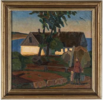 ELLEN TROTZIG, olja på duk, signerad och daterad- 27.