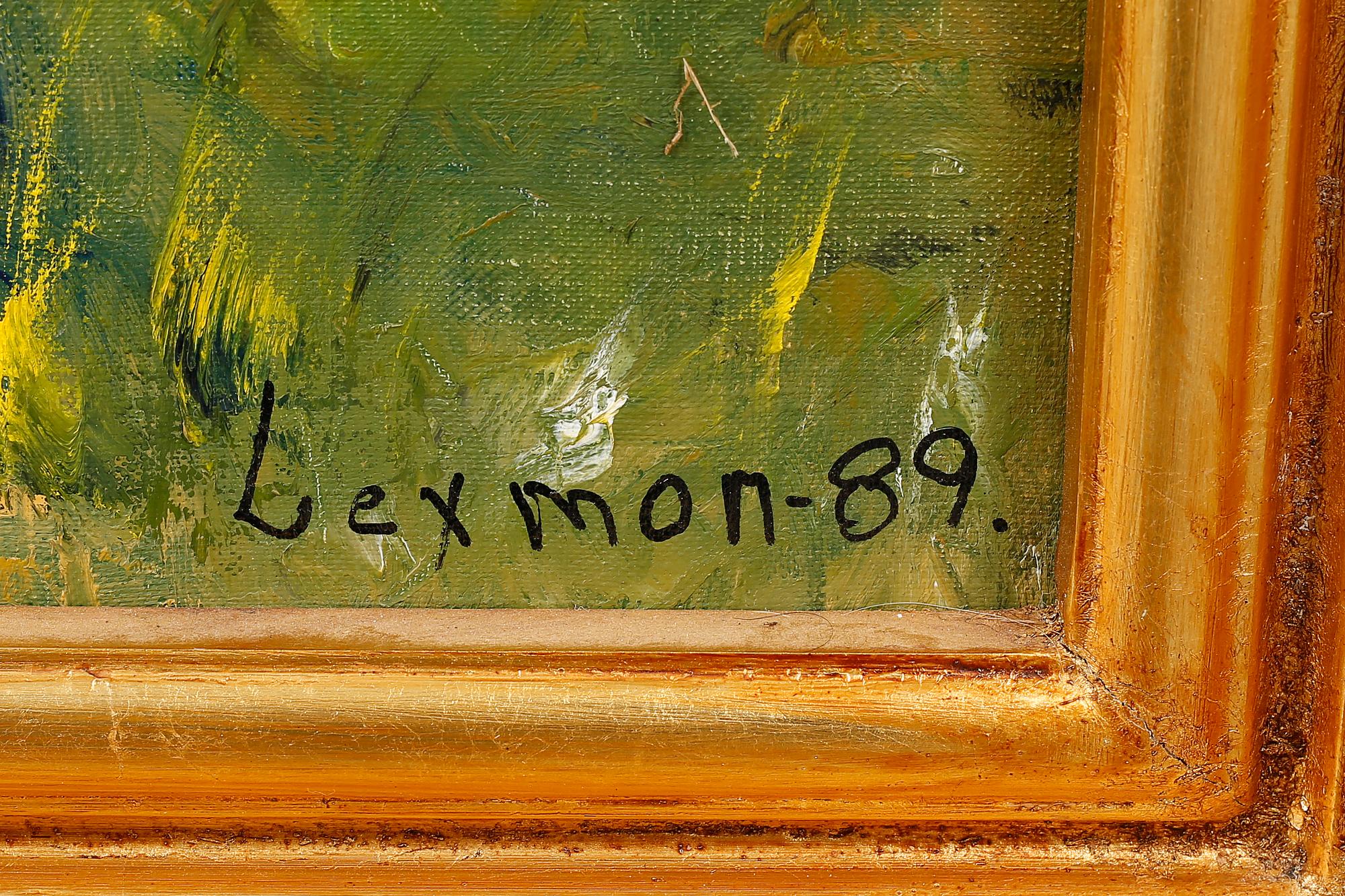 ÅKE LEXMON, olja på duk, signerad och daterad 89.