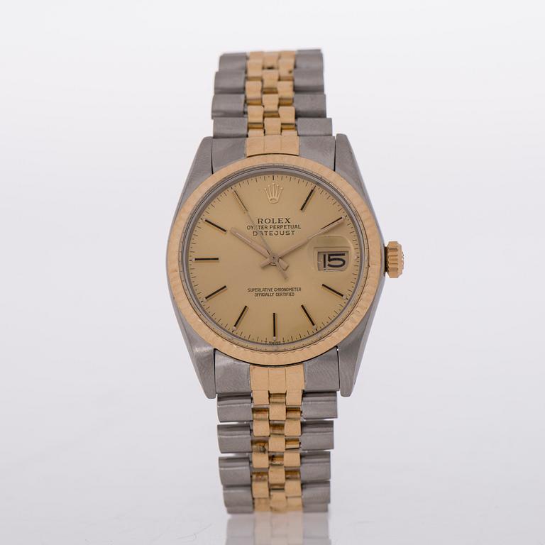 ROLEX, Oyster Perpetual Datejust, Superlative Chronometer, wrist watch, 36 mm.