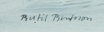 BERTIL BERNTSSON, gouache, sign.
