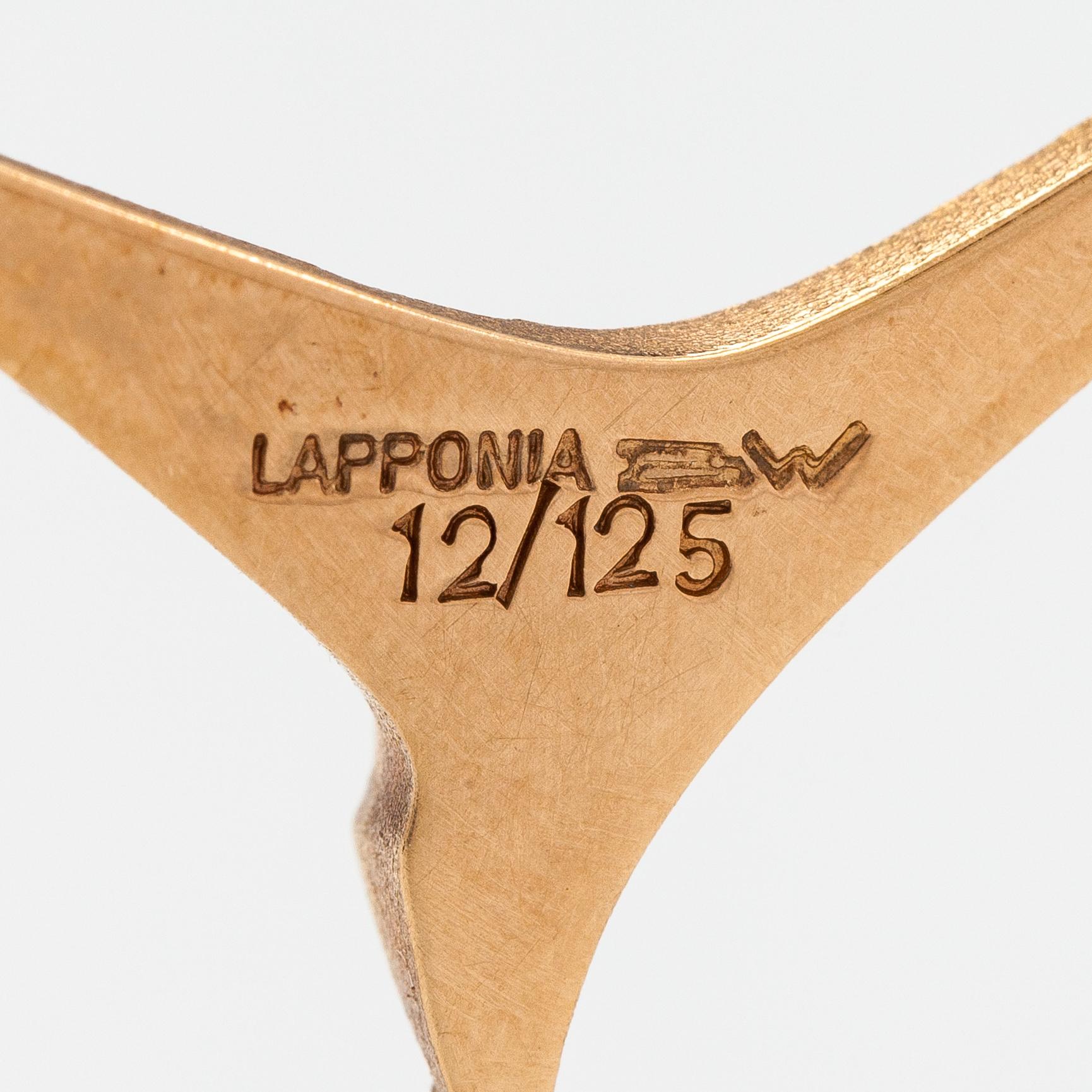 Björn Weckström, "Stockmann's jubilee jewellery", a 14K gold and platinum necklace. Lapponia 1987.
