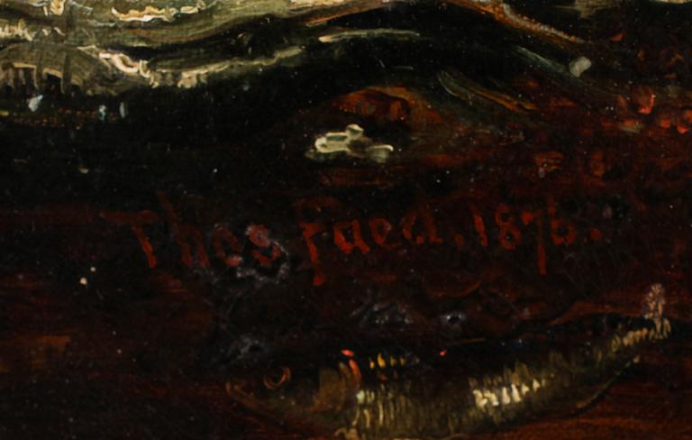THOMAS FAED, olja på duk, signerad och daterad 1876.
