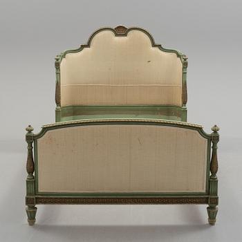 A gustavian style bed, first half of the 20th century.