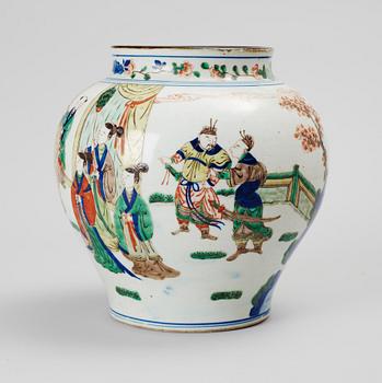 KRUKA, porslin. Kina. Sen Qing.